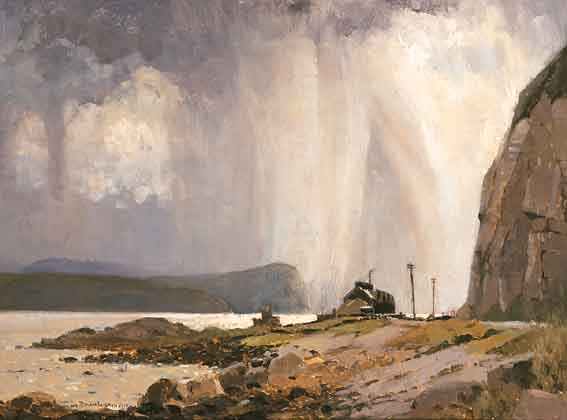 THE COAST ROAD, COUNTY ANTRIM by Norman Wilkinson sold for 1,523 at Whyte's Auctions