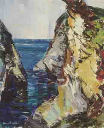 ROCKY INLET by Kenneth Webb RWA FRSA RUA (b.1927) at Whyte's Auctions