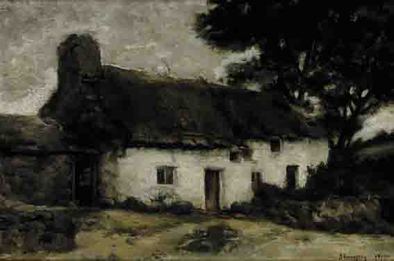 THATCHED COTTAGE by John Crampton Walker sold for 1,900 at Whyte's Auctions