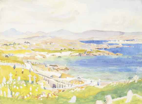 ROUNDSTONE, CONNEMARA by Hilda Roberts HRHA (1901-1982) at Whyte's Auctions