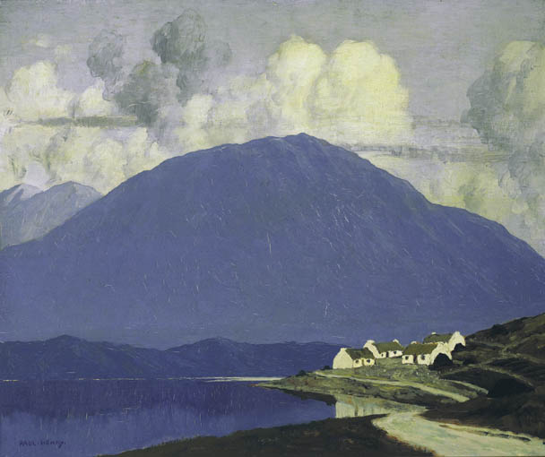 CONNEMARA LANDSCAPE, circa 1916-1919 by Paul Henry sold for 105,000 at Whyte's Auctions