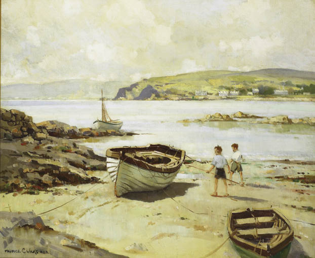 SUMMER DAY, CUSHENDUN, COUNTY ANTRIM by Maurice Canning Wilks sold for 16,000 at Whyte's Auctions
