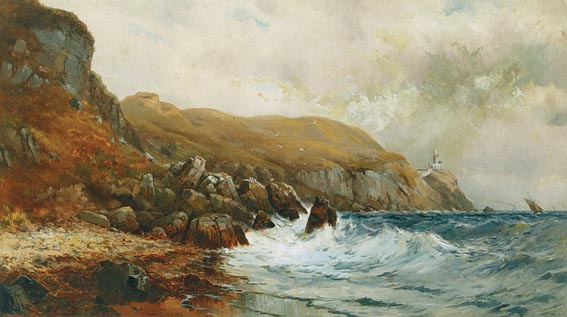 THE BAILEY LIGHTHOUSE, HOWTH by Alexander Williams sold for 5,500 at Whyte's Auctions