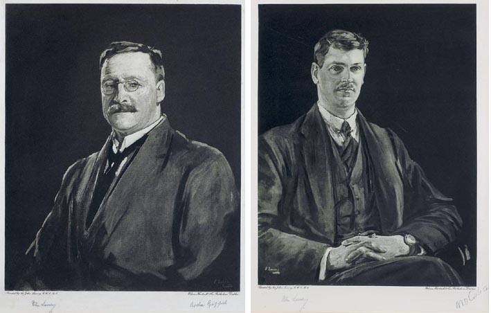 MICHAEL COLLINS and ARTHUR GRIFFITH (A PAIR) by Sir John Lavery sold for 20,000 at Whyte's Auctions