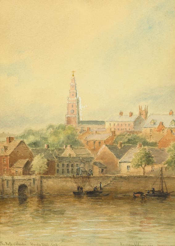 THE BELLS OF SHANDON, SHANDON STEEPLE, CORK by Alexander Williams sold for 2,400 at Whyte's Auctions