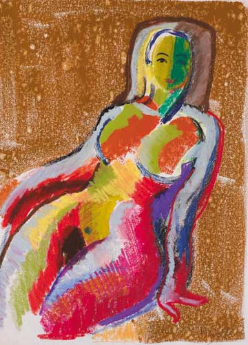 SEATED NUDE by Owen Walsh sold for 1,800 at Whyte's Auctions