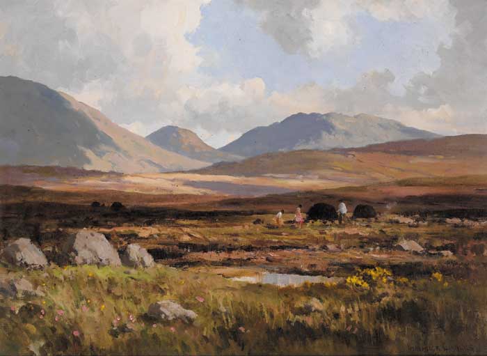 SPRING IN CONNEMARA NEAR ROUNDSTONE, COUNTY GALWAY by Maurice Canning Wilks sold for 6,500 at Whyte's Auctions