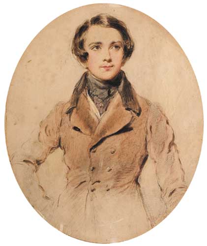 PORTRAIT OF A YOUNG MAN, PROBABLY THE ARTIST by Edward Hayes RHA (1797-1864) at Whyte's Auctions