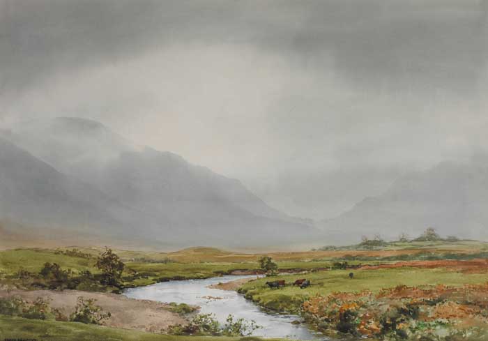 THE MAAM VALLEY, CONNEMARA, circa 1962 by Frank Egginton RCA (1908-1990) at Whyte's Auctions