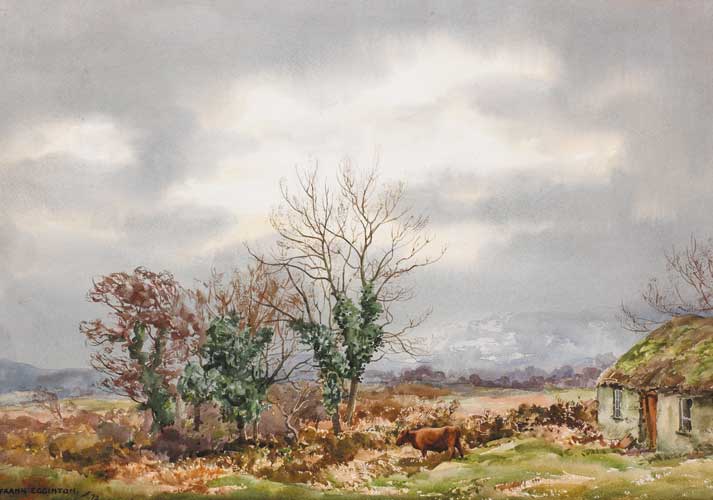 WINTER, NEAR CREESLOUGH, COUNTY DONEGAL, 1972 by Frank Egginton RCA (1908-1990) at Whyte's Auctions