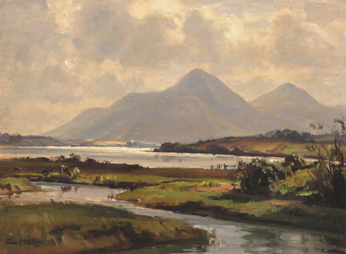 MOURNE MOUNTAINS, COUNTY DOWN by Frank McKelvey RHA RUA (1895-1974) at Whyte's Auctions