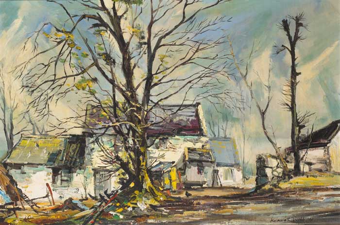 WINTER SUNLIGHT, COUNTY ANTRIM, 1961 by Kenneth Webb sold for 12,000 at Whyte's Auctions