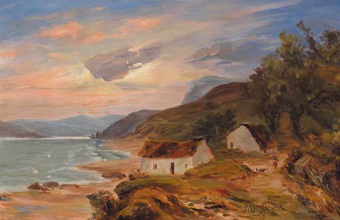 SHORE OF CLEW BAY, COUNTY MAYO, 1927 by James Arthur Henry Jameson sold for 600 at Whyte's Auctions