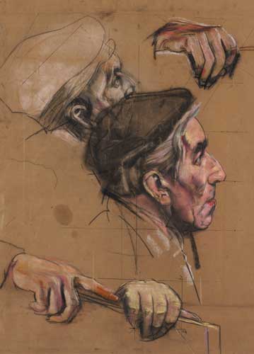 THE DUST MAN - STUDY FOR THE KEY MEN by Sen Keating sold for 15,000 at Whyte's Auctions