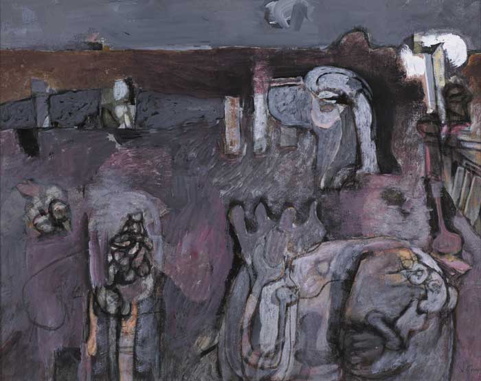 ENIGMATIC LANDSCAPE, 1978 by Nevill Johnson sold for 3,000 at Whyte's Auctions