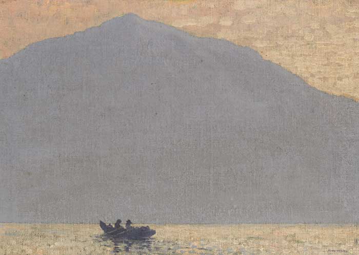 LOBSTER FISHERMEN OFF ACHILL, circa 1916-17 by Paul Henry sold for 170,000 at Whyte's Auctions