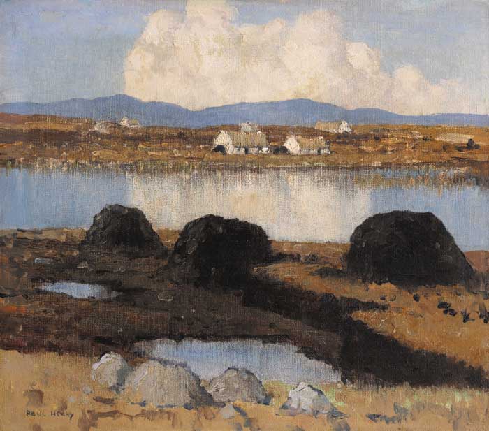 A LAKE IN KERRY, circa 1934-5 by Paul Henry sold for 145,000 at Whyte's Auctions