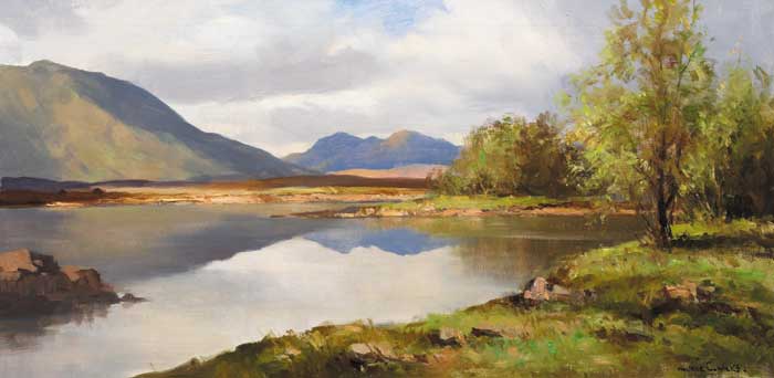 LOUGH SHINDILLA, COUNTY GALWAY by Maurice Canning Wilks sold for 9,000 at Whyte's Auctions