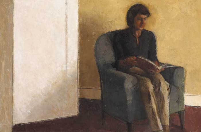WOMAN READING by Colin Watson sold for 6,000 at Whyte's Auctions