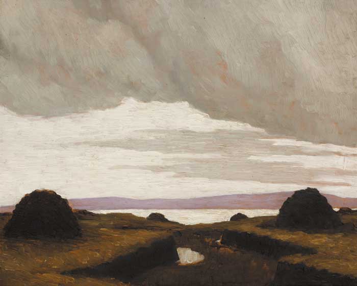 A BOG BY THE SEA, circa 1915-17 by Paul Henry sold for 82,000 at Whyte's Auctions