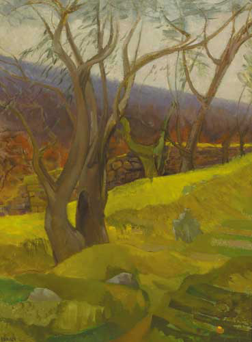 WILD ORCHARD, FAHY, ACHILL ISLAND, 1992 by Barbara Warren sold for 3,400 at Whyte's Auctions
