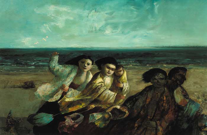 A SUDDEN GUST by Daniel O'Neill sold for 46,000 at Whyte's Auctions