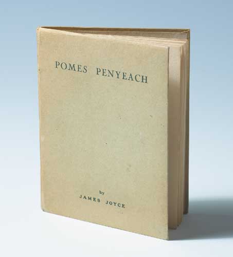 POMES PENYEACH - an unusually fine copy of the first edition by James Joyce sold for 700 at Whyte's Auctions