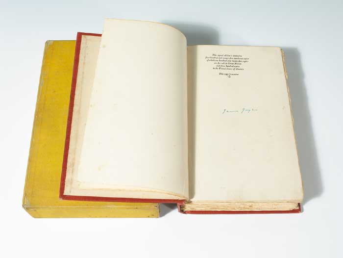 FINNEGANS WAKE - signed limited edition by James Joyce sold for 6,400 at Whyte's Auctions