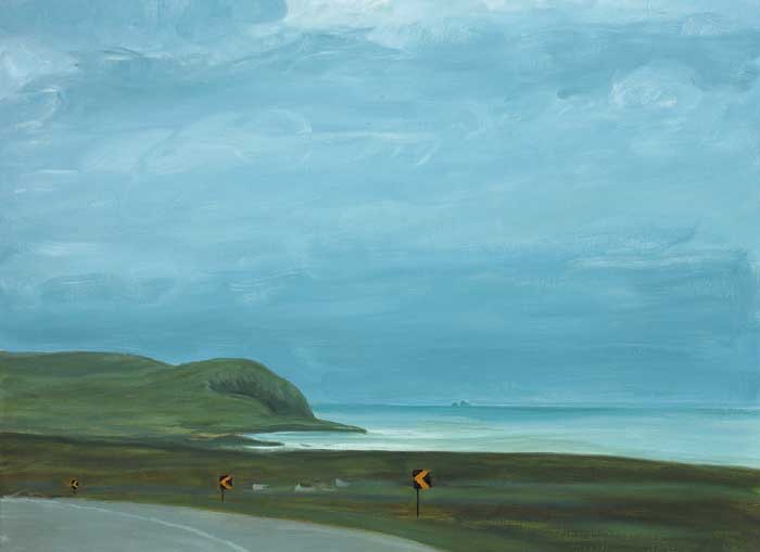 MAYO ROAD WITH SIGNS, 2005 by Eithne Jordan sold for 2,900 at Whyte's Auctions