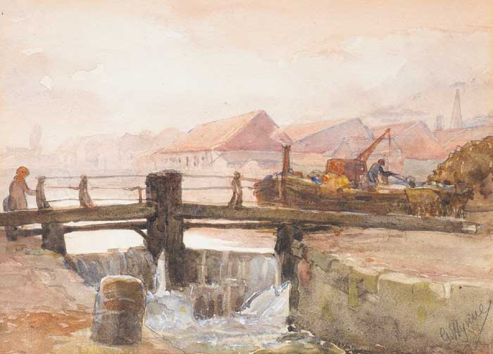 CANAL BAGGOT STREET BRIDGE by Gladys Wynne sold for 600 at Whyte's Auctions