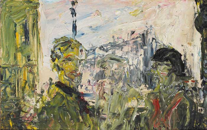 THE STREET IN SHADOW, 1932 by Jack Butler Yeats sold for 90,000 at Whyte's Auctions