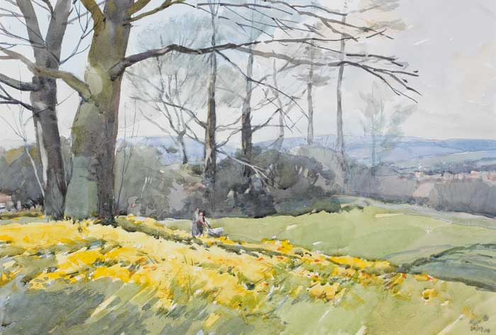 DAFFODILS AT LADY DIXON PARK, BELFAST by James Watson sold for 100 at Whyte's Auctions