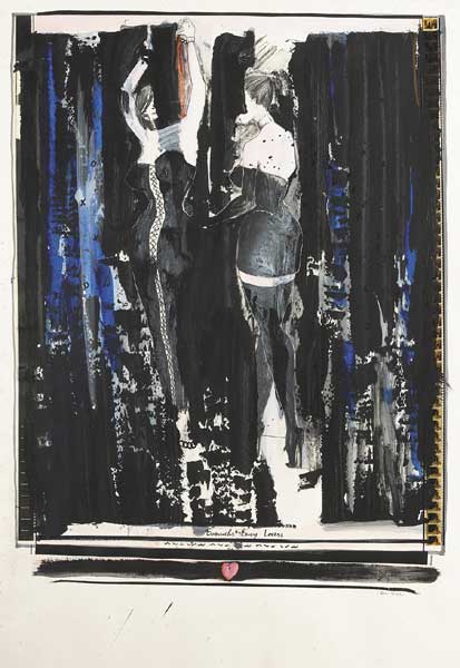 EUNUCHS ENVY LOVERS, c.1988 by Charlie Whisker sold for 700 at Whyte's Auctions