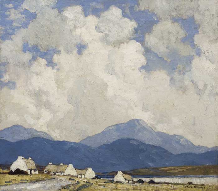 THE TURN OF THE ROAD, c.1940-41 by Paul Henry sold for 80,000 at Whyte's Auctions