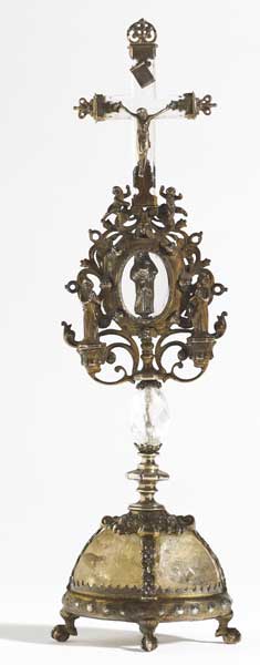 18th Century German made Shrine in the form of a monstrance at Whyte's Auctions