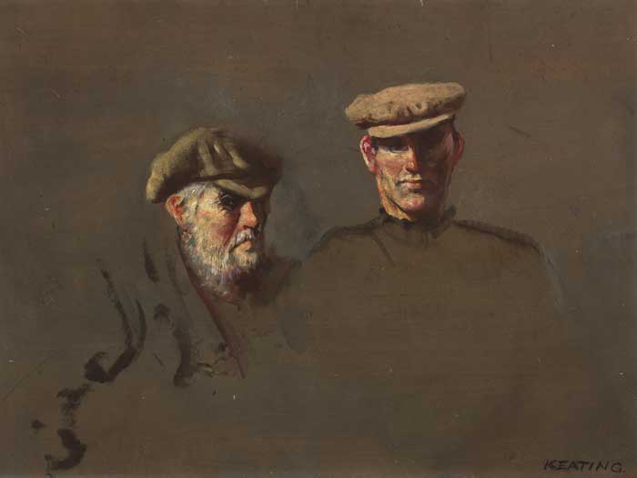 STUDY FOR AN ROINNT OR THE SHARE OUT by Sen Keating sold for 6,200 at Whyte's Auctions