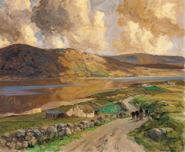 LOCH DUNLEWY, COUNTY DONEGAL by James Humbert Craig RHA RUA (1877-1944) at Whyte's Auctions