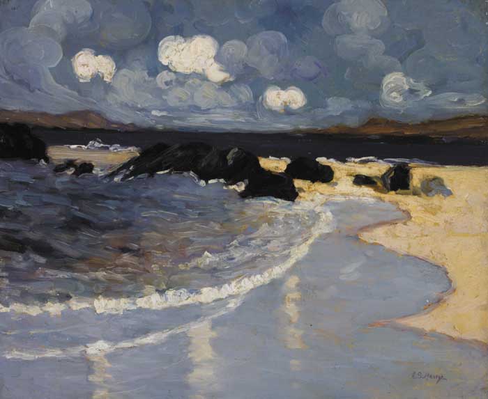 LITTLE WAVES, ACHILL by Grace Henry sold for 4,800 at Whyte's Auctions