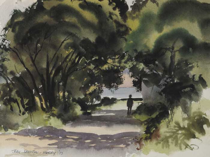 KERRY, 1973 and WOMAN IN A WOOD (A PAIR) by John Skelton (1923-2009) at Whyte's Auctions
