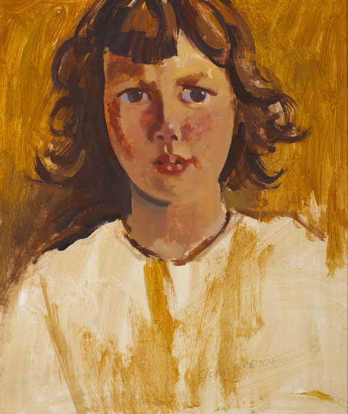 ARAN ISLAND GIRL, SORCHA by John Skelton (1923-2009) at Whyte's Auctions