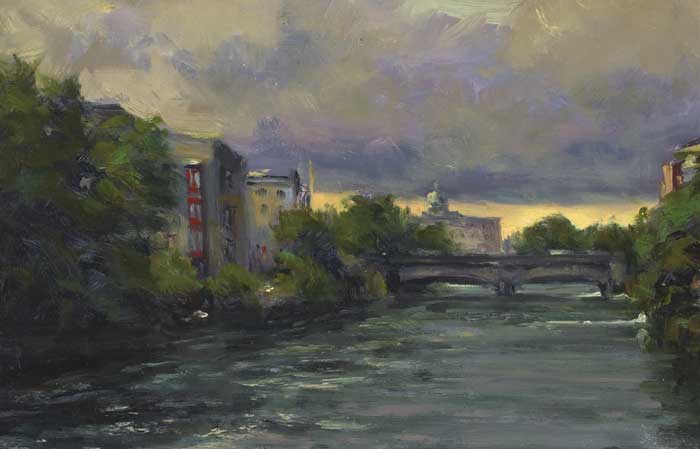 THE CORRIB, COUNTY GALWAY by Norman Teeling (b.1944) at Whyte's Auctions