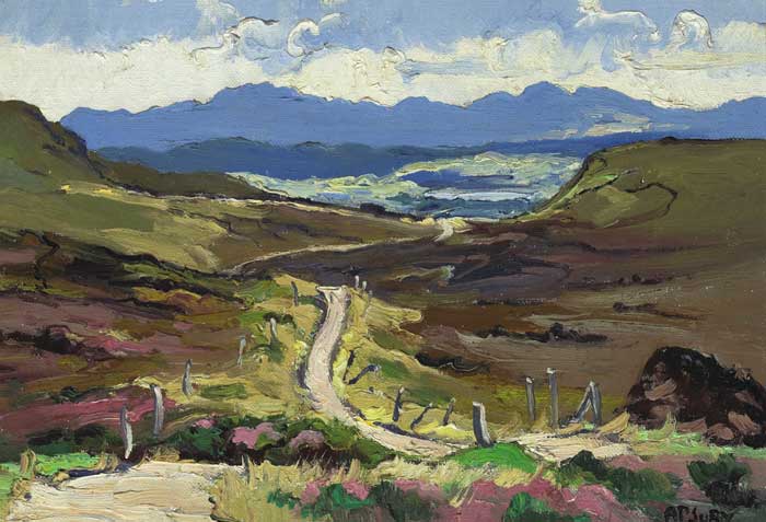 BOG ROAD ON HORN HEAD, COUNTY DONEGAL by Anne Primrose Jury sold for 560 at Whyte's Auctions