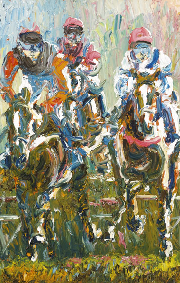HORSES by Liam O'Neill sold for 4,800 at Whyte's Auctions