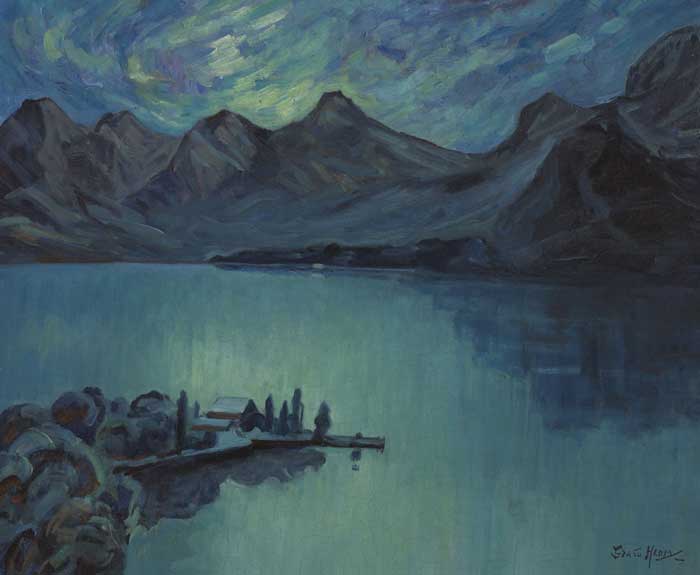 LAC D'ANNECY, THE ALPS, c.1930s by Grace Henry sold for 1,100 at Whyte's Auctions