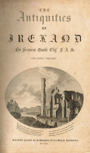 1791: Francis Grose The Antiquities of Ireland  
 at Whyte's Auctions