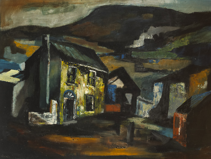 STREET SCENE, 1964 by Samus  Colmin (1925-1990) at Whyte's Auctions