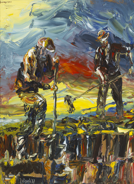 TURFCUTTERS by Liam O'Neill (b.1954) at Whyte's Auctions