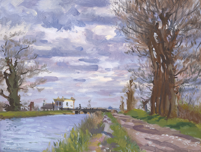 EARLY SPRING, BALLYFERMOT, COUNTY DUBLIN by Maurice MacGonigal PRHA HRA HRSA (1900-1979) at Whyte's Auctions