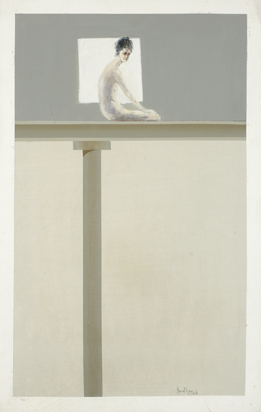 GIRL SEATED ON PLINTH, 1964 by Jonathan Wade sold for 560 at Whyte's Auctions
