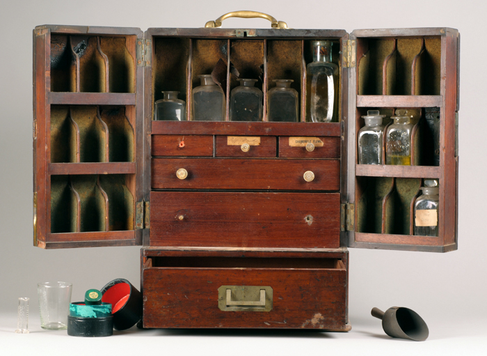 Early 19th century apothecary's chest at Whyte's Auctions
